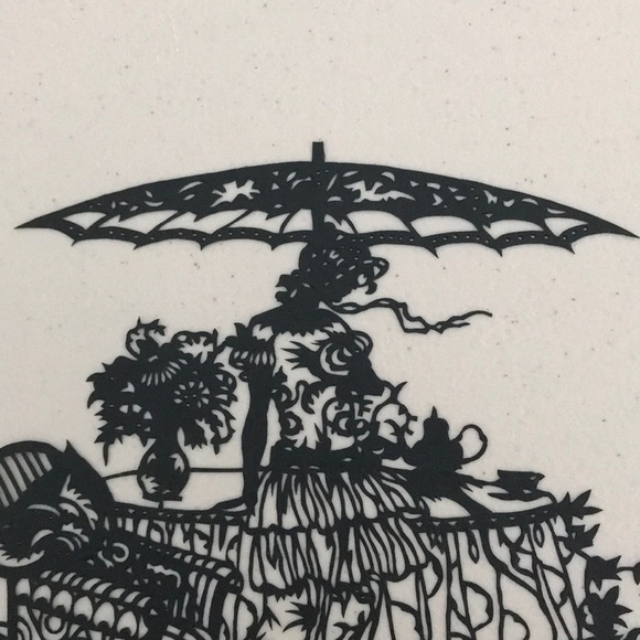 🔥ON SALE🔥Relax in own Backyard💖Handmade PaperCut Silhouette Scherenschnitte - Picture 5 of 7